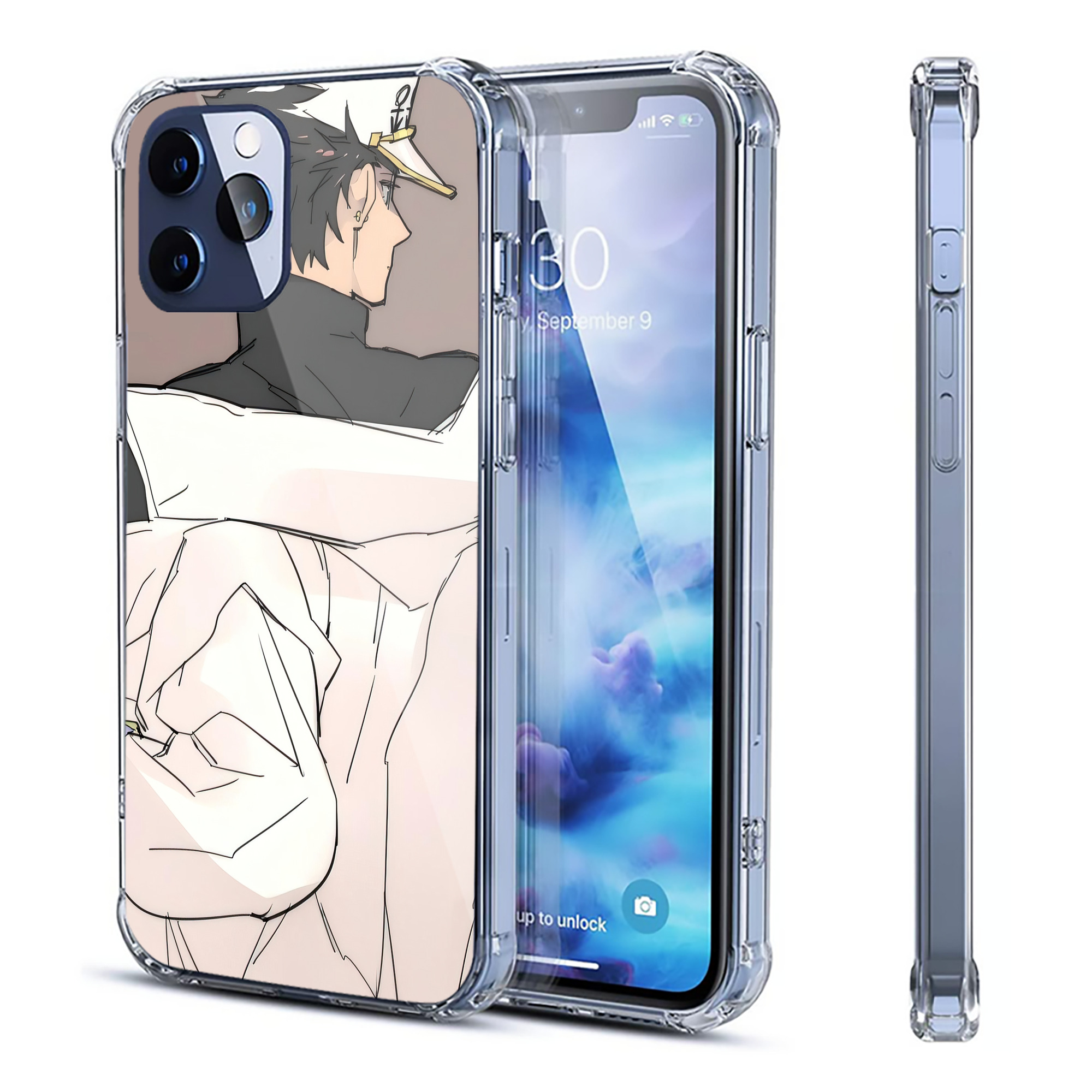 （画像用） ジョジョの奇妙な冒険 JoJo's Bizarre Adventure 【iPhone 12シリーズ対応】透明スマホケース（クリアソフトケース）